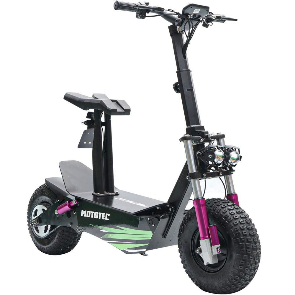 【Bicycle】Electric Fat Tire Scooter - Foldable 2500W Motor Adults Off Road Scooters - 48V20Ah Lithium Ion